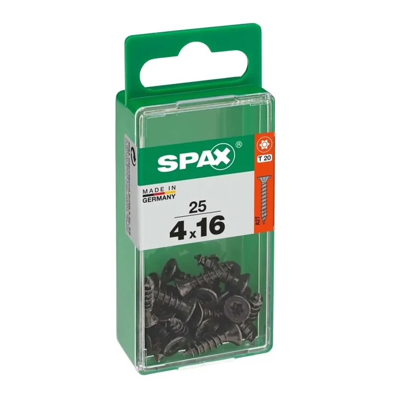 Vite Spax testa multipla svasata t-star plus t20 zincatura nera s 25 pz Lage Kosten