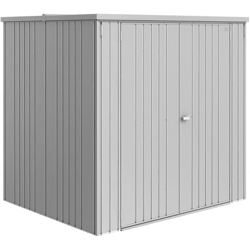 Armadio da esterno Biohort L 190 cm argento metallizzato Gratis Retour