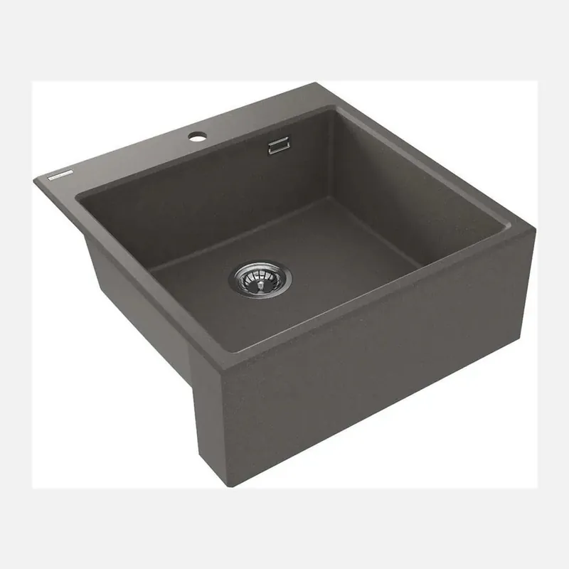 Must-Have Lavello 1 vasca Idrostile Güines 610x214 mm Antracite metallizzato