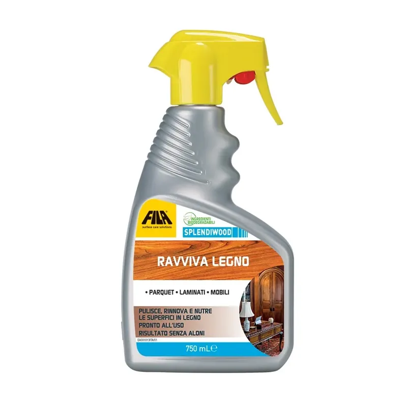 Tijdelijk Beschikbaar Pulitore spray per superfici in legno Fila Splendiwood 750 ml