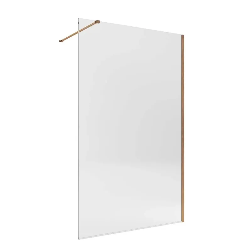 Actieprijs Doccia walk-in Orion 130x200 cm profilo oro rosa