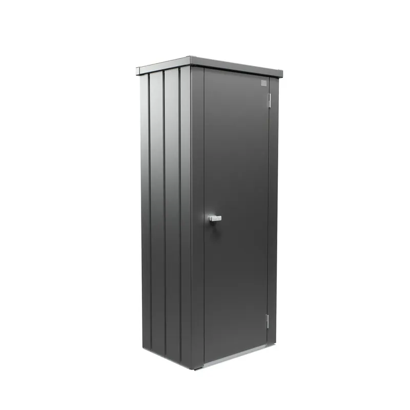 Armadio da esterno Biohort Julia taglia M High grigio scuro metallizzato Seizoensaanbieding
