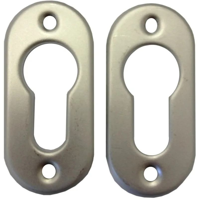 2 bocchette cromo satinato per cilindro sagomato Must-Have