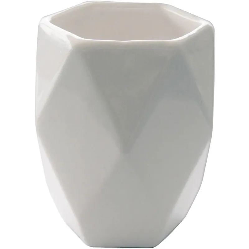 Actieprijs Portaspazzolini Dalia in ceramica bianco