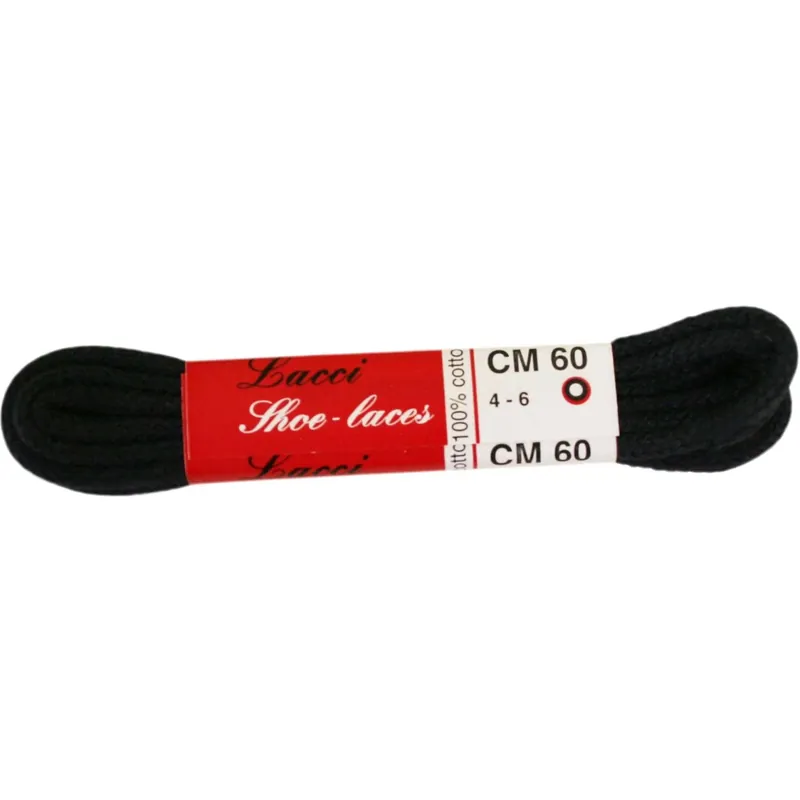 2 lacci tondi fini 60 cm blu Aanbieding