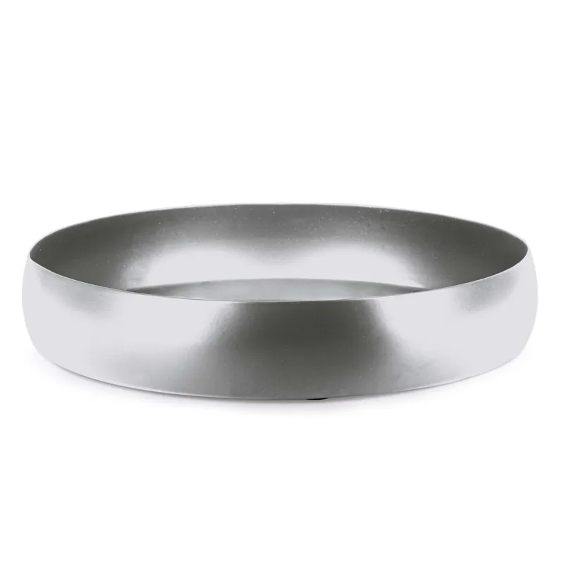 Weekendaanbieding Vassoio decorativo Mythri Ø30 cm argento