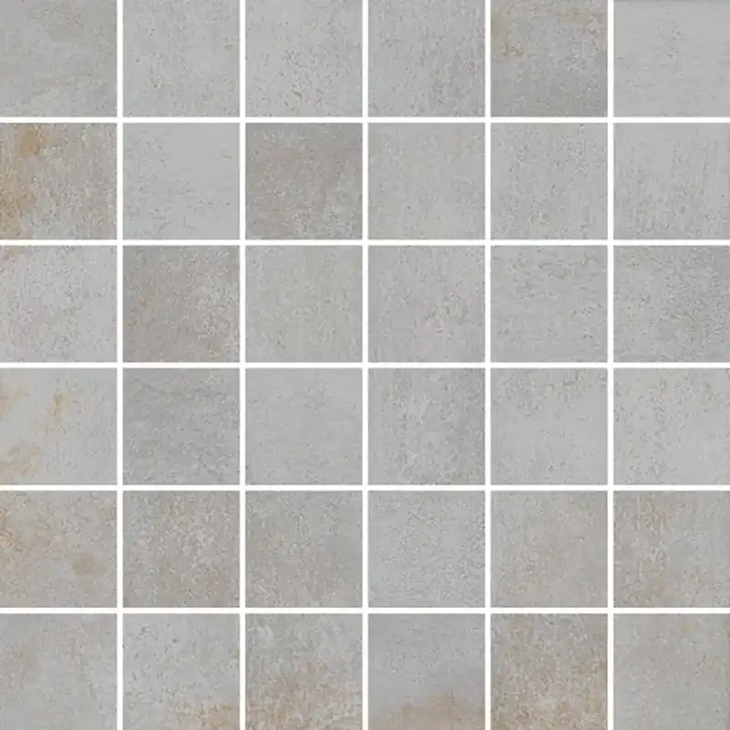 Bestel Nu Rivestimento in gres porcellanato Metallic mosaico bianco 30x30 cm