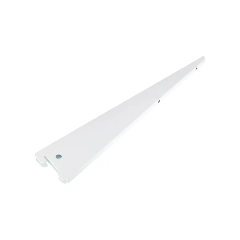 Supporto doppio a U in acciaio 37 cm 50 kg bianco Uitverkoop