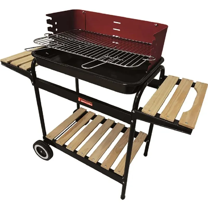 Weekendaanbieding Barbecue a carbonella SandriGarden SG 58-37 con ripiani laterali