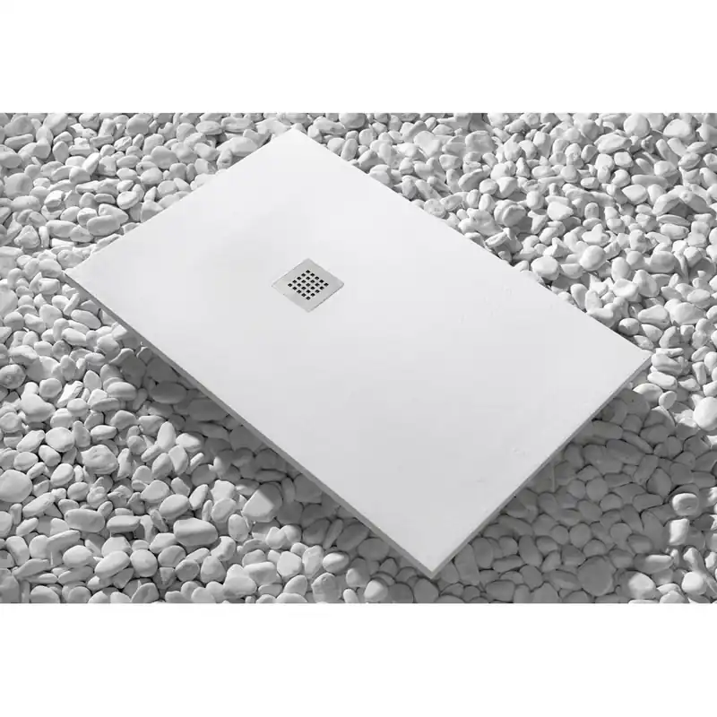 Weekendaanbieding Piatto doccia Newstone 110 cm x 80 cm bianco