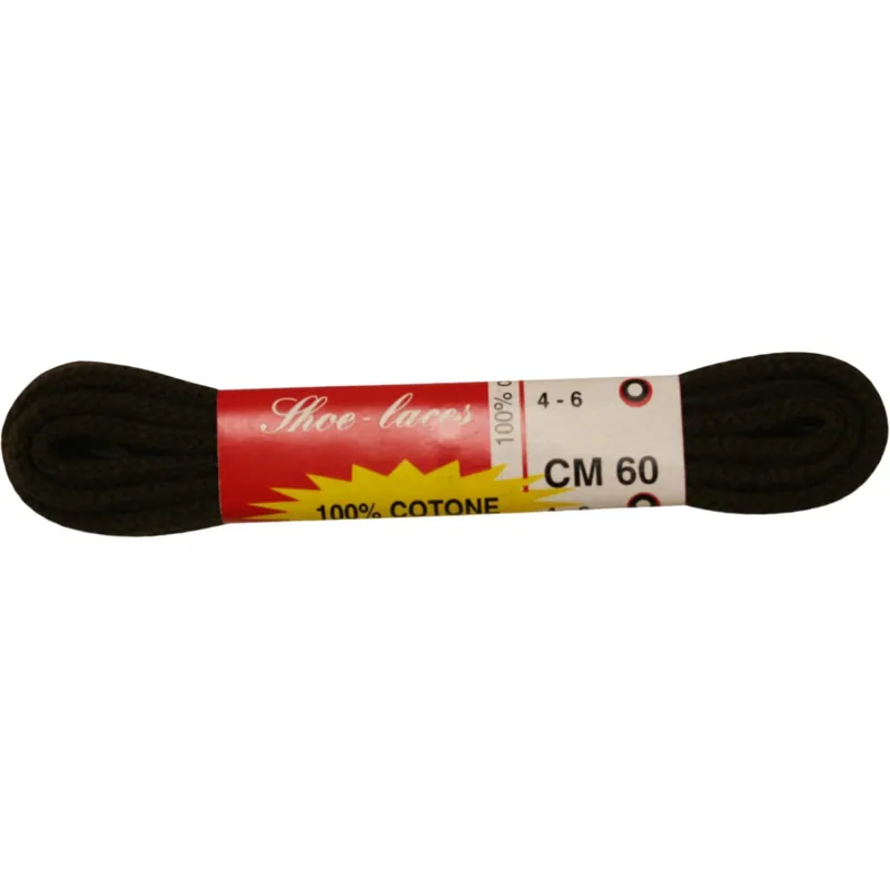 2 lacci tondi fini 60 cm marrone scuro Gratis Retour