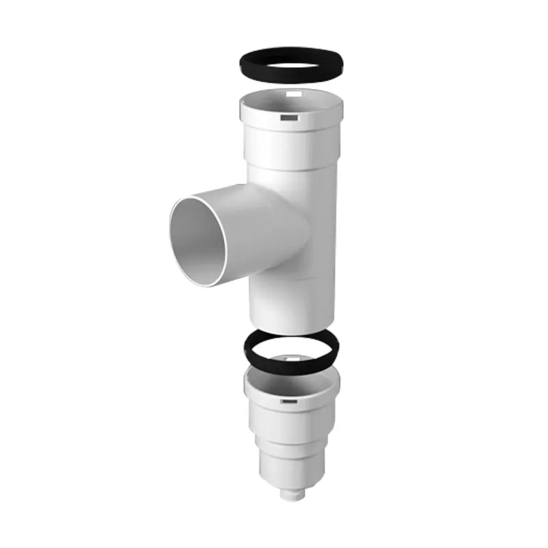 Bestseller Raccordo Tee caldaia con scarico condensa maschio/femmina Ø 80 mm