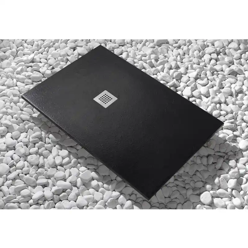 Voordeelprijs Piatto doccia Newstone 120 cm x 80 cm nero