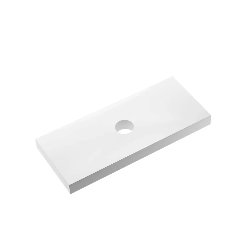 Weekendaanbieding Top Obisurface Caren b. opaco con foro lavabo sp.10 cm 140,5x46,5 cm