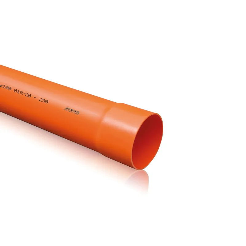 Actieprijs Tubo in PVC rigido arancione Ø 100 2 m
