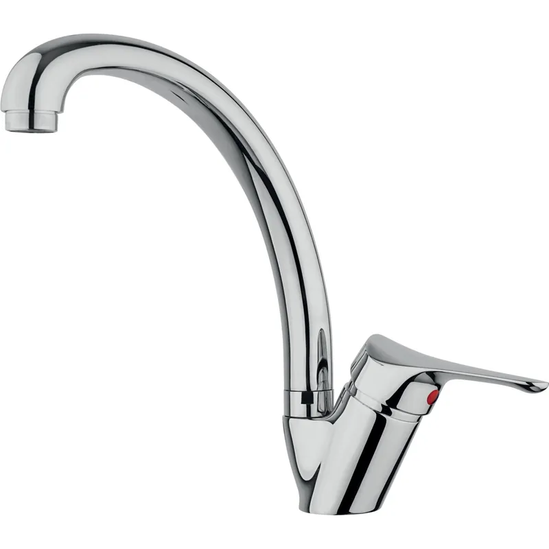 Betaalbaar Idelco miscelatore lavello canna alta orientabile Driver cromo Ø 40 mm
