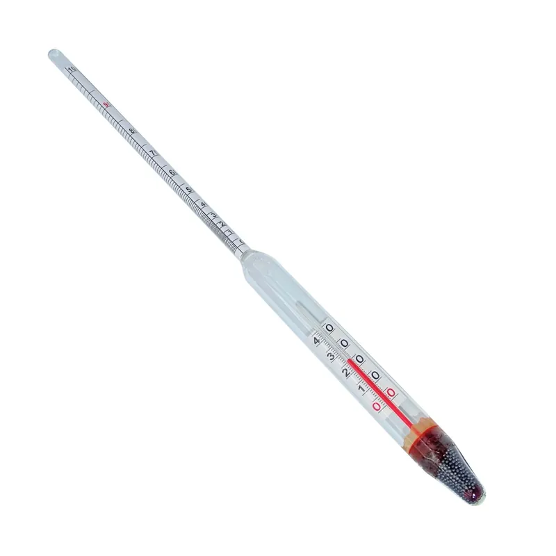 Alcolometro per grappa con termometro L 12,6 cm Finale Uitverkoop