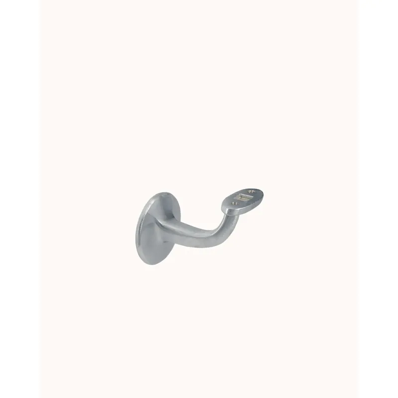 Supporto corrimano base piana in ottone lucido Koopje