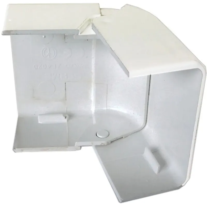 Voordeelprijs Angolo variabile esterno per canale 40 mm x 20 mm a 2 vie bianco 1 pz