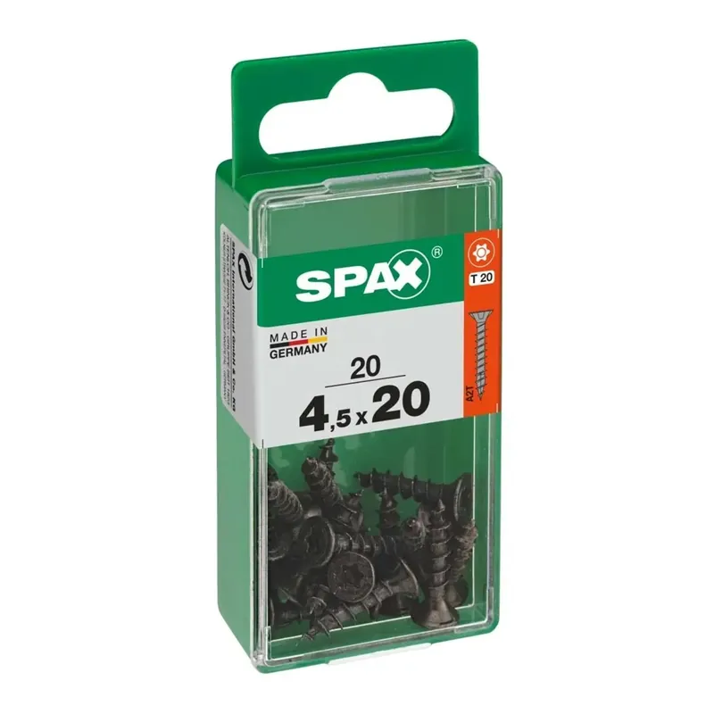 Vite Spax testa multipla svasata t-star plus t20 zincatura nera s 20 pz Hoge Kwaliteit