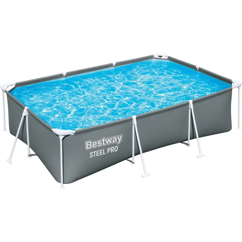 Voordeelprijs Piscina fuori terra tubolare Bestway Steel Pro grigia 75x201x300 cm