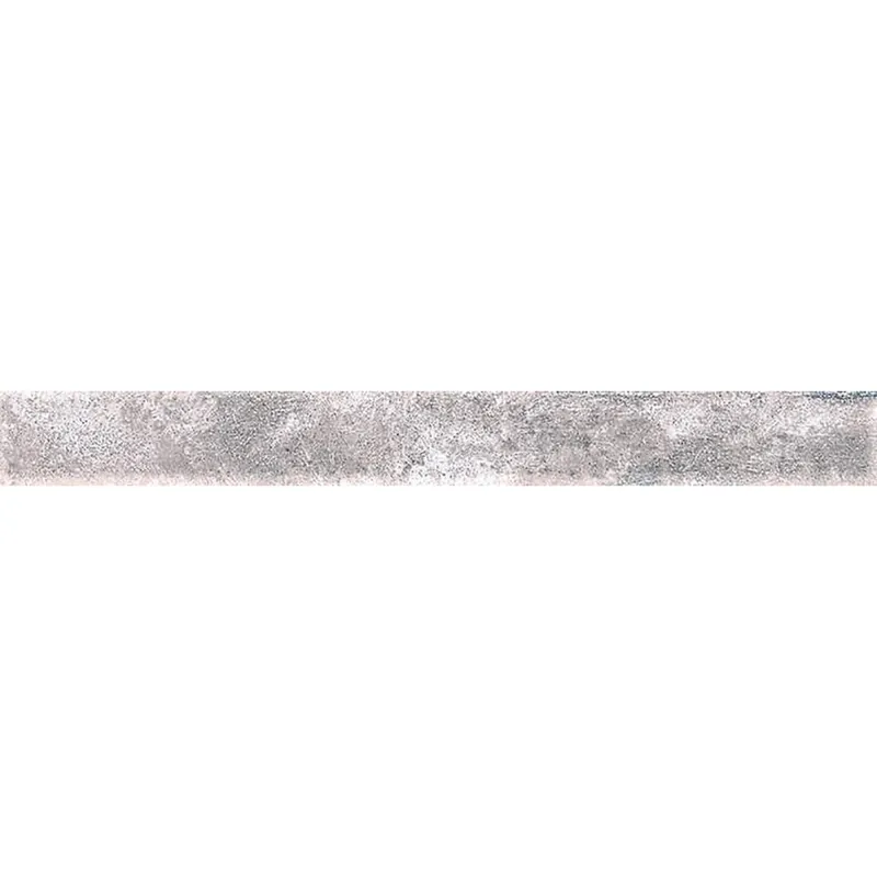 Battiscopa in gres porcellanato Detroit grigio 7,5x62 cm Superprijs