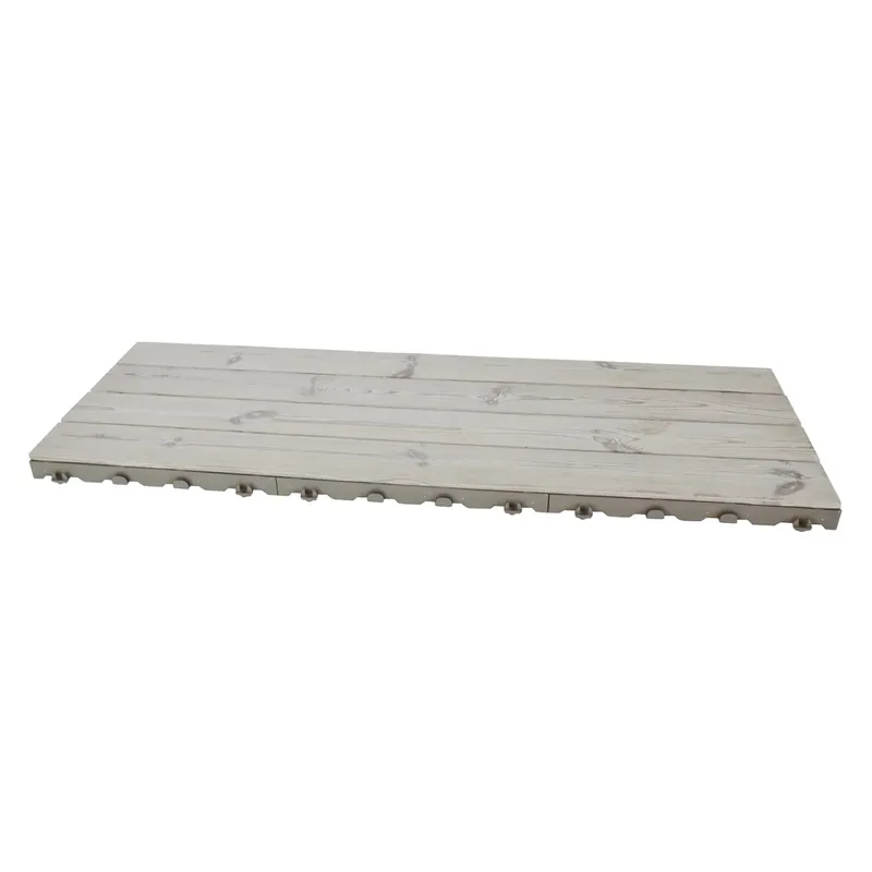 Bestseller Listone Woodstile in legno termotrattato 40x120 cm bianco artico