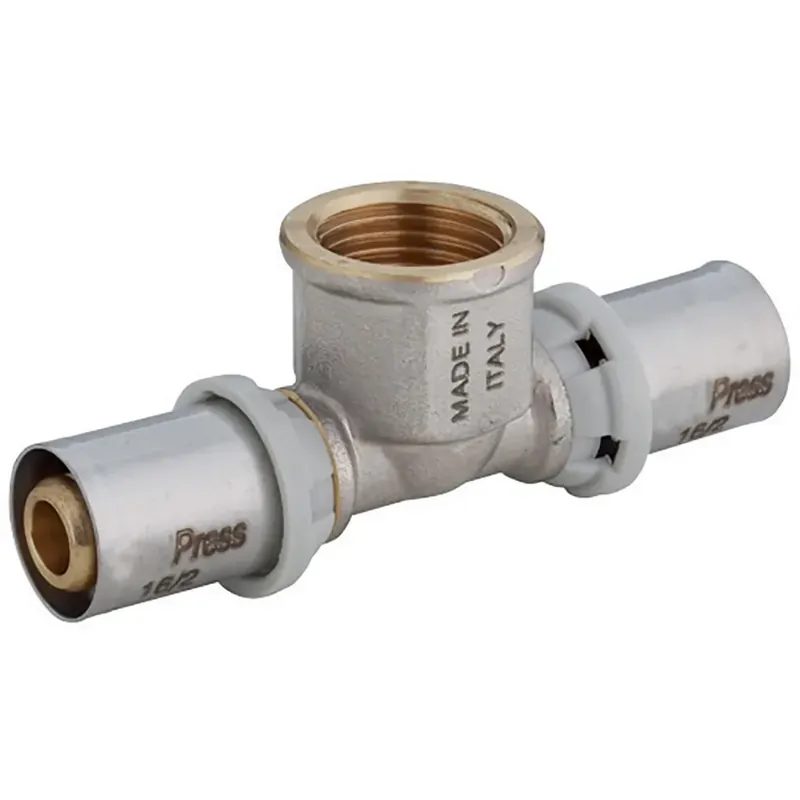 Aanbieding Raccordo "T" a pressare per multistrato 1/2`` F x 16 mm
