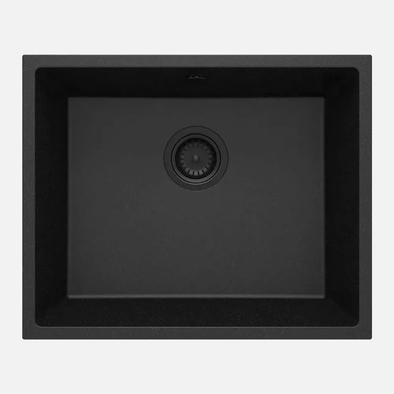 Express Levering Lavello 1 vasca incasso Idrostile Colón forma oriz 440x200 mm Grafite Met