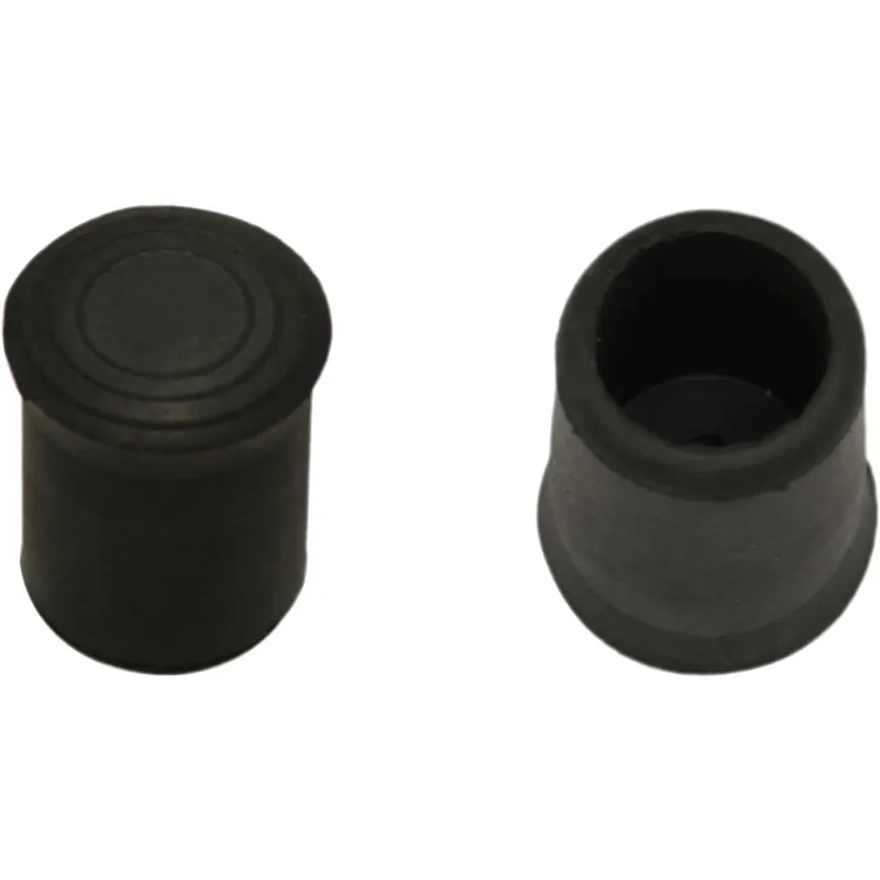 4 calzanti in gomma 18 mm nero Populair