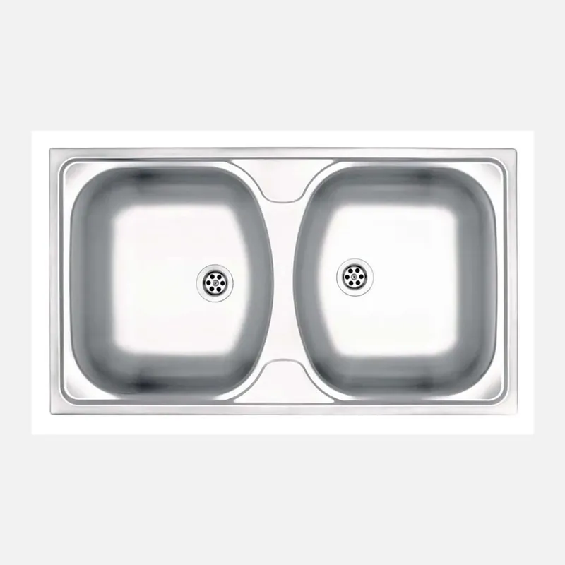 Betrouwbaar Lavello 2 vasche Idrostile Jatibonico 440x130 mm satinato