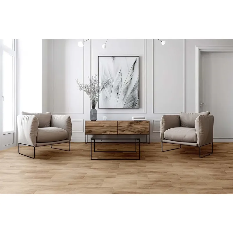 Beste Prijs Piastrella in gres porcellanato int. Ea-Barric faggio 20x60,4 cm 1,21 m²