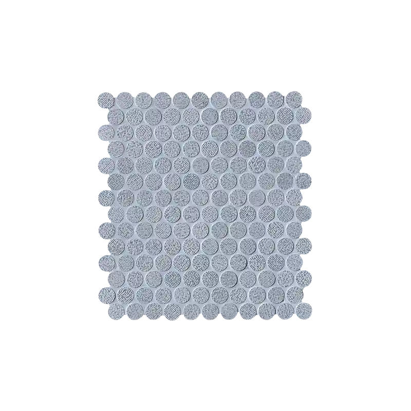 Beperkt Aanbod COLOR LINE SILVER/AVIO ROUND MOSAICO 29.5X29.5
