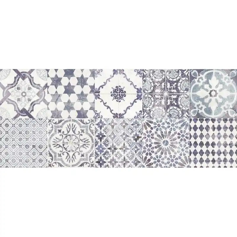 MADISON COUNTY WHITE/BLU 25X60 Hoge Kwaliteit