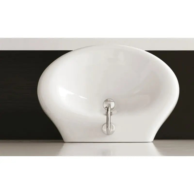 TOUCH LAVABO 70 CM SOSPESO/APPOGGIO BIANCO LUCIDO Gratis Retour