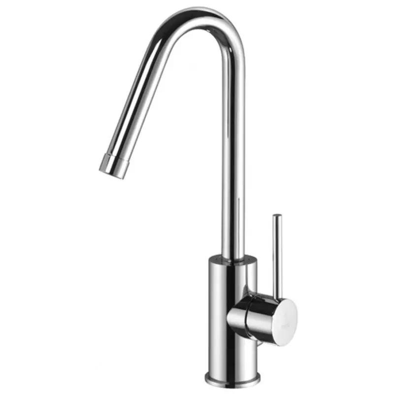 Beperkte Voorraad LIGHT MISCELATORE LAVABO PROLUNGATO C/CANNA ORIENTABILE C/SCARICO AUTOMATICO