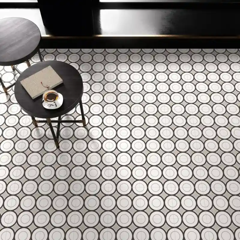 Alleen Vandaag PATCHWORK B&W 05 20X20