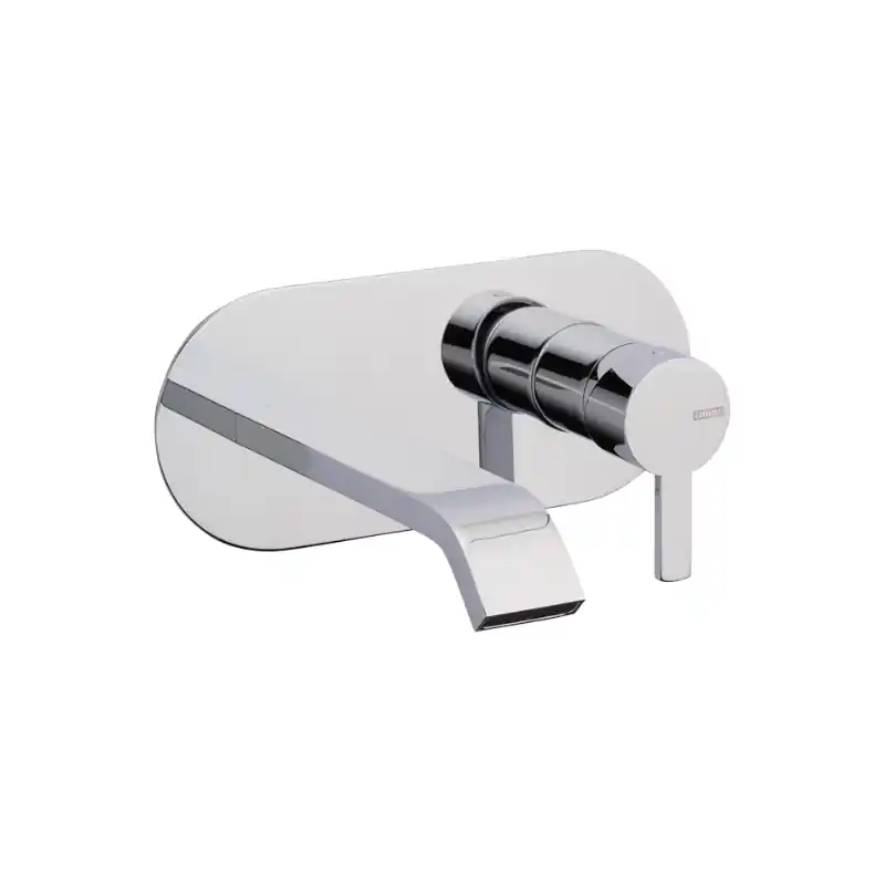 M-DUE MISCELATORE LAVABO DA PARETE SU PIASTRA Uitverkoop