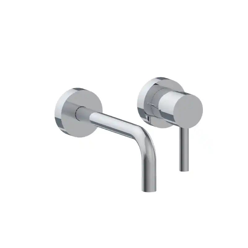 Express Levering BAMBU‘ MISCELATORE LAVABO DA PARETE BOCCA 90° PROLUNGATA