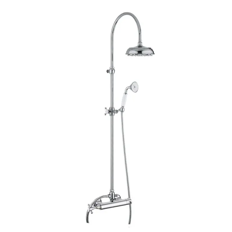 Beste Prijs EDWARD MISCELATORE DOCCIA ESTERNO TERMOSTATICO C/STELO COMPLETO