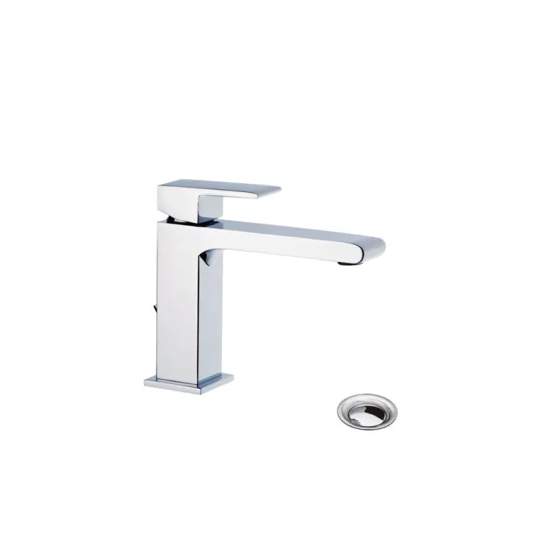 JQ MISCELATORE LAVABO C/BOCCA PROLUNGATA e SCARICO Goedkoop