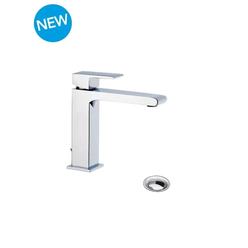 JQ MISCELATORE LAVABO MEDIUM C/BOCCA PROLUNGATA E SCARICO ECO Finale Uitverkoop