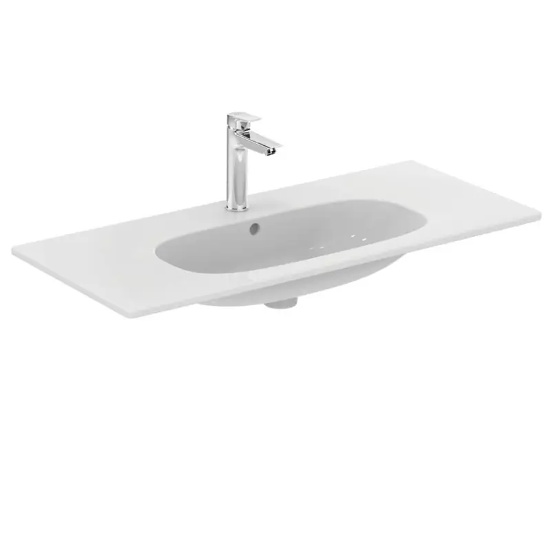 Shop Nu TESI LAVABO TOP 1000MM BIANCO LUCIDO