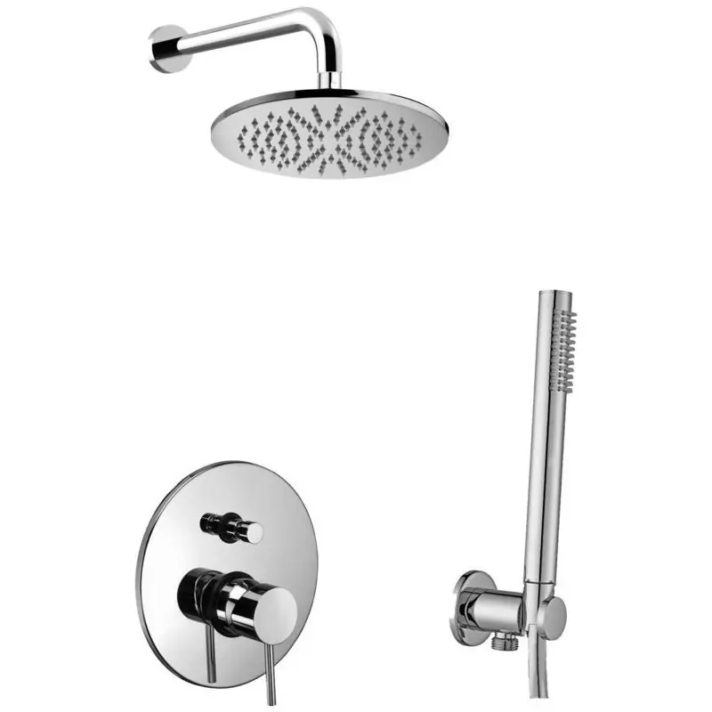 Uitverkoop LIGHT KIT DOCCIA C/MISCELATORE MECCANICO + SOFFIONE + SET DOCCETTA