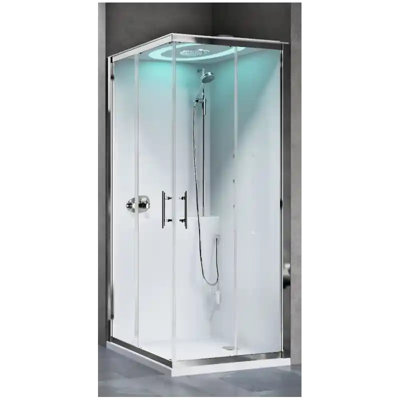 EON A90 CABINA MULTIFUNZIONE 2 ANTE SCORREVOLI 90x90 Koopje