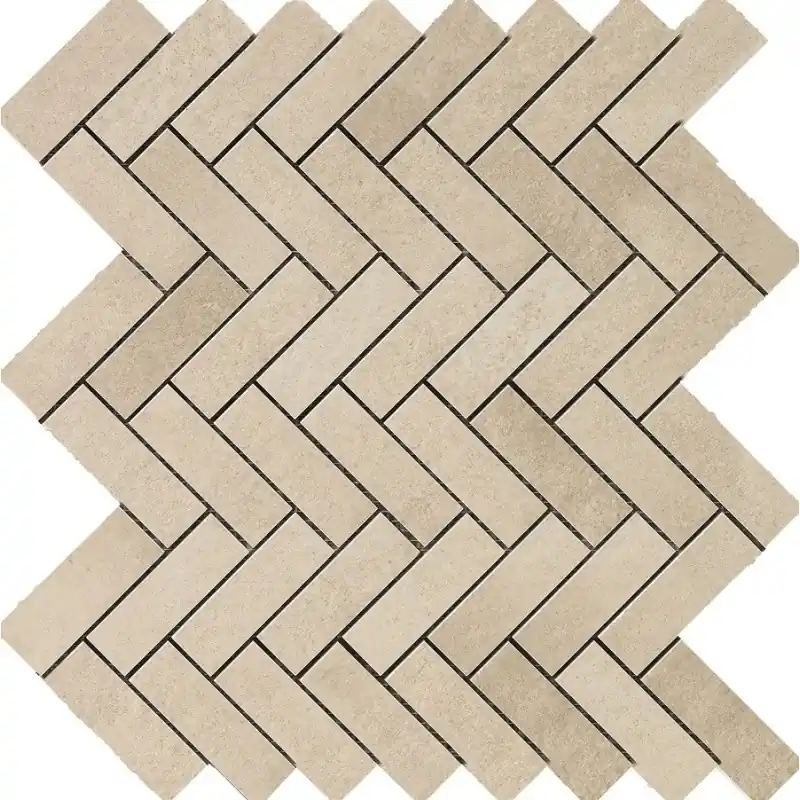 Speciale Aanbieding TERRACRUDA MOSAICO LISCA DI PESCE SABBIA 33.2X33.2