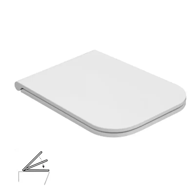 Laatste Kans STONE COPRIVASO RIMOVIBILE C/CHIUSURA SOFTCLOSE PER VASO DA 56 CM