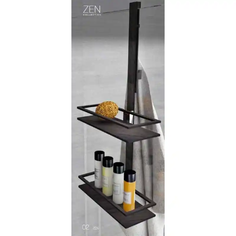 Premium ZEN SCALETTA DOCCIA BORDO BOX CON 2 CESTELLI
