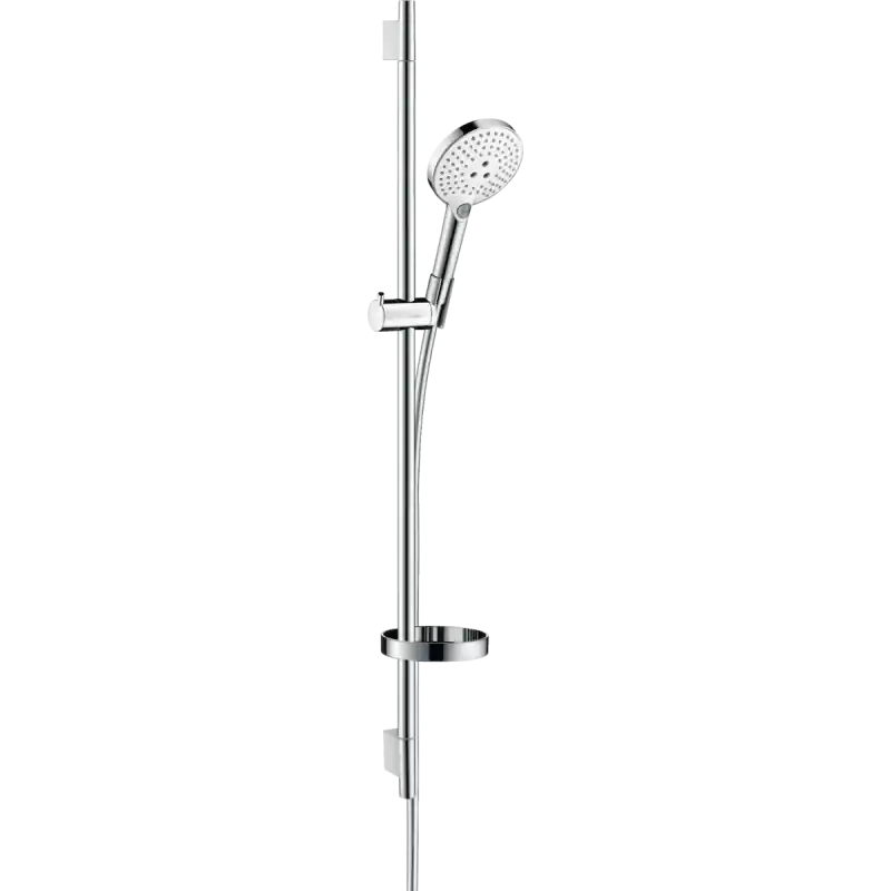 Bestel Nu RAINDANCE SELECT S SET DOCCIA 120 3JET CON ASTA DOCCIA 90 CM E PORTASAPONE BIANCO/CROMO