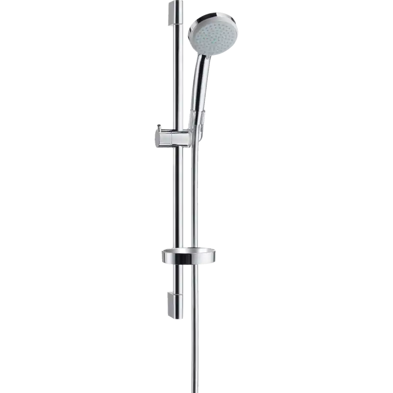 CROMA 100 SET DOCCIA VARIO CON ASTA DOCCIA 65 CM E PORTASAPONE CROMO Laatste Kans